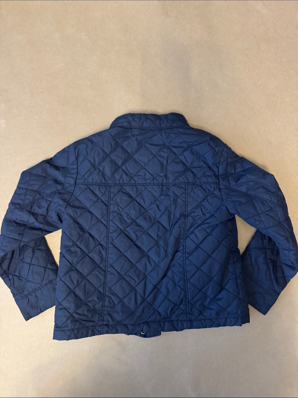 GAP Navy Quilted Button-Front Autumn/Spring Jacket - Picture 8 of 8